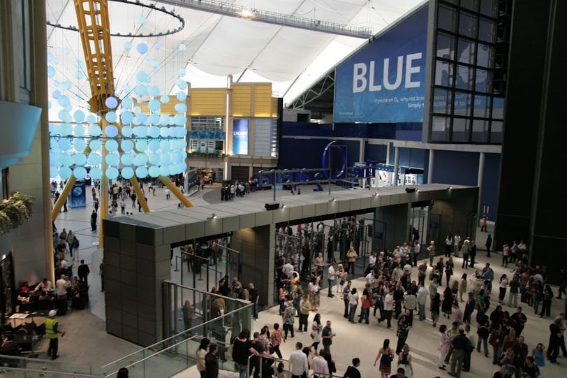 entrance to the o2 dome