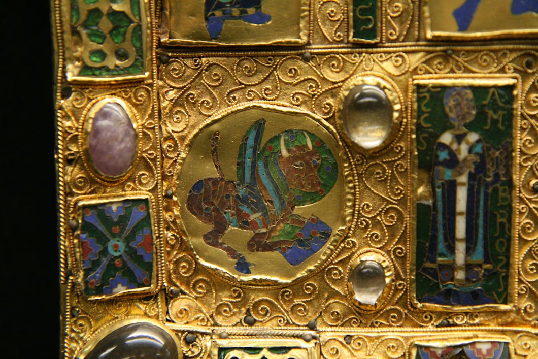 Pax of Ariberto, c.1030: Ox of St. Luke