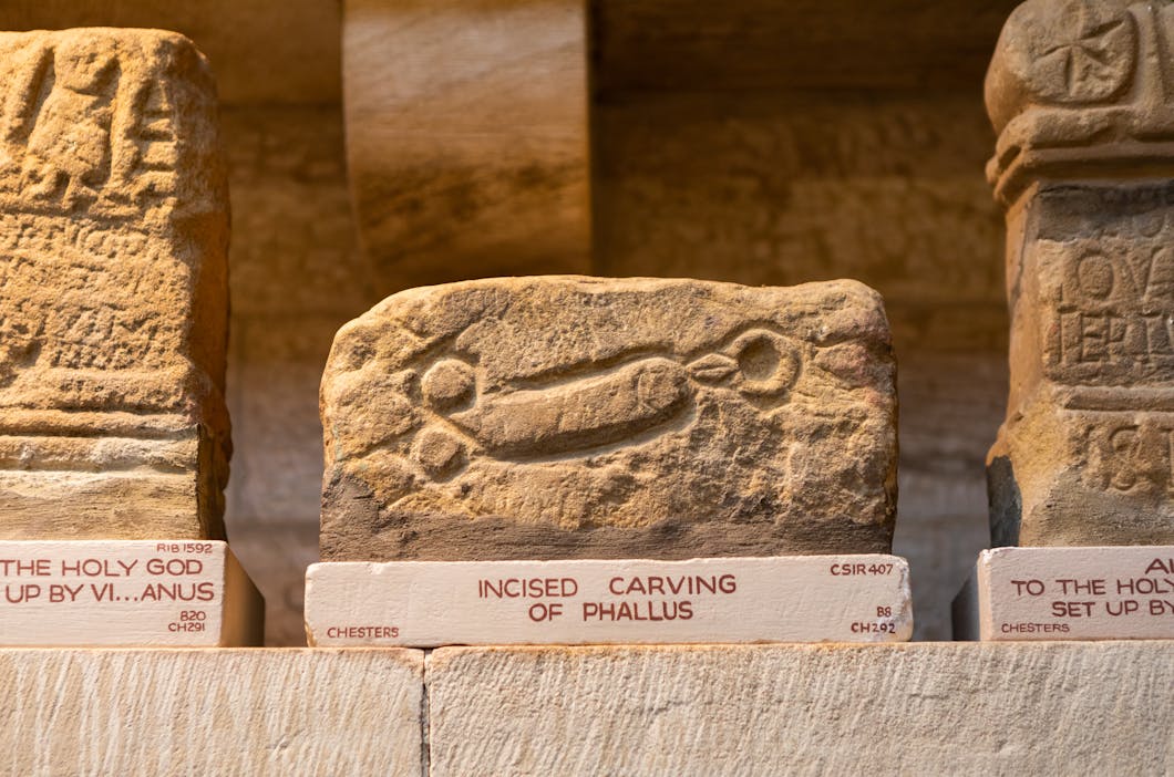 Roman Phallus Carving