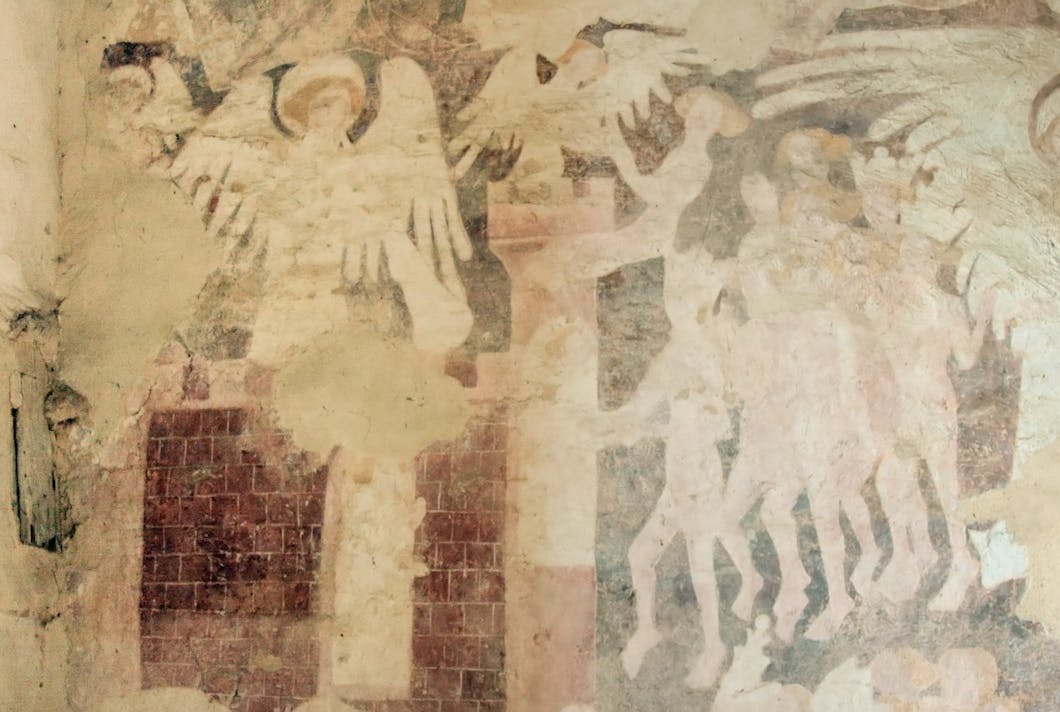 Doom Mural, c. 1340: The Righteous