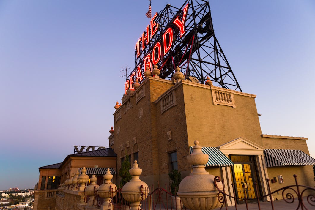 Peabody Hotel Sign