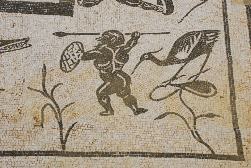 neptune mosaic, italica