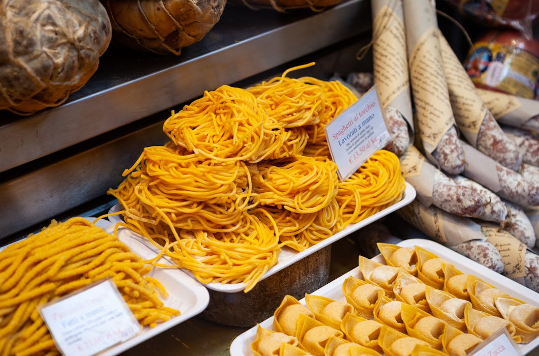 Fresh Handmade Spaghetti, Bologna, Italy