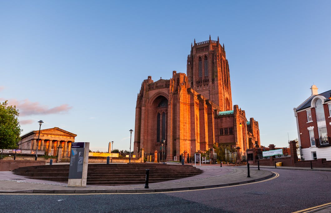 View from Northwest, Liverpool Cathedral, Liverpool, England