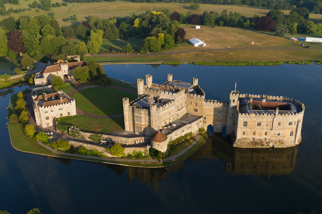 Leeds Castle from the air