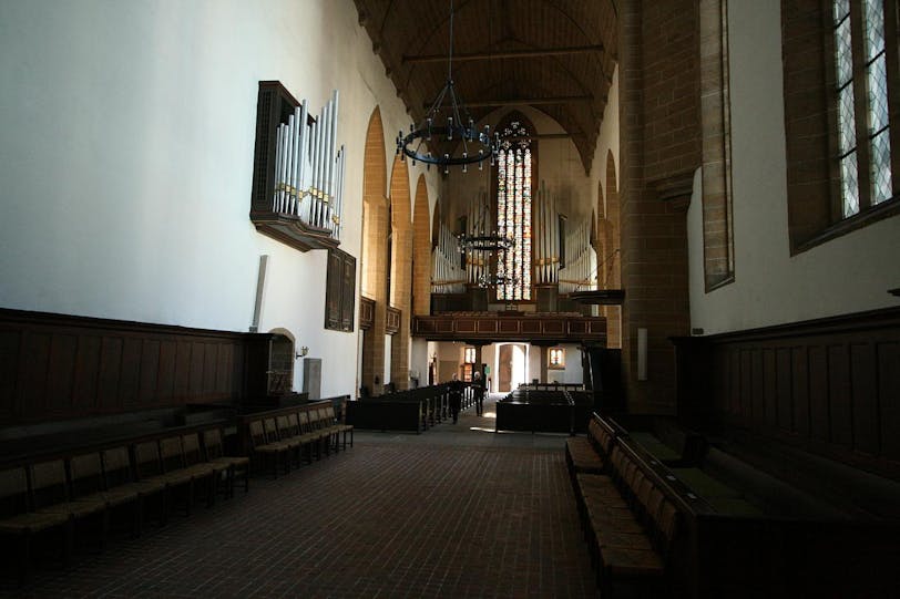 church, looking west