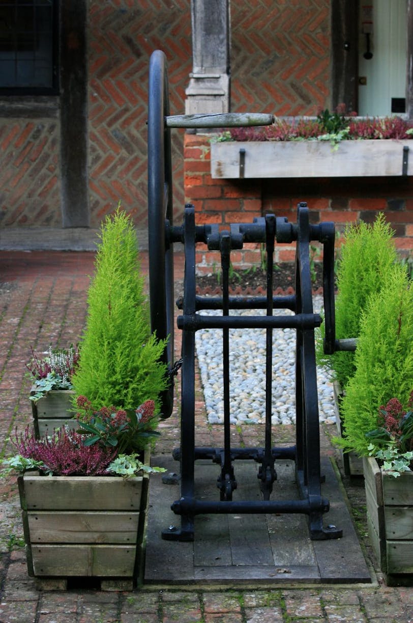well in almshouses cloister