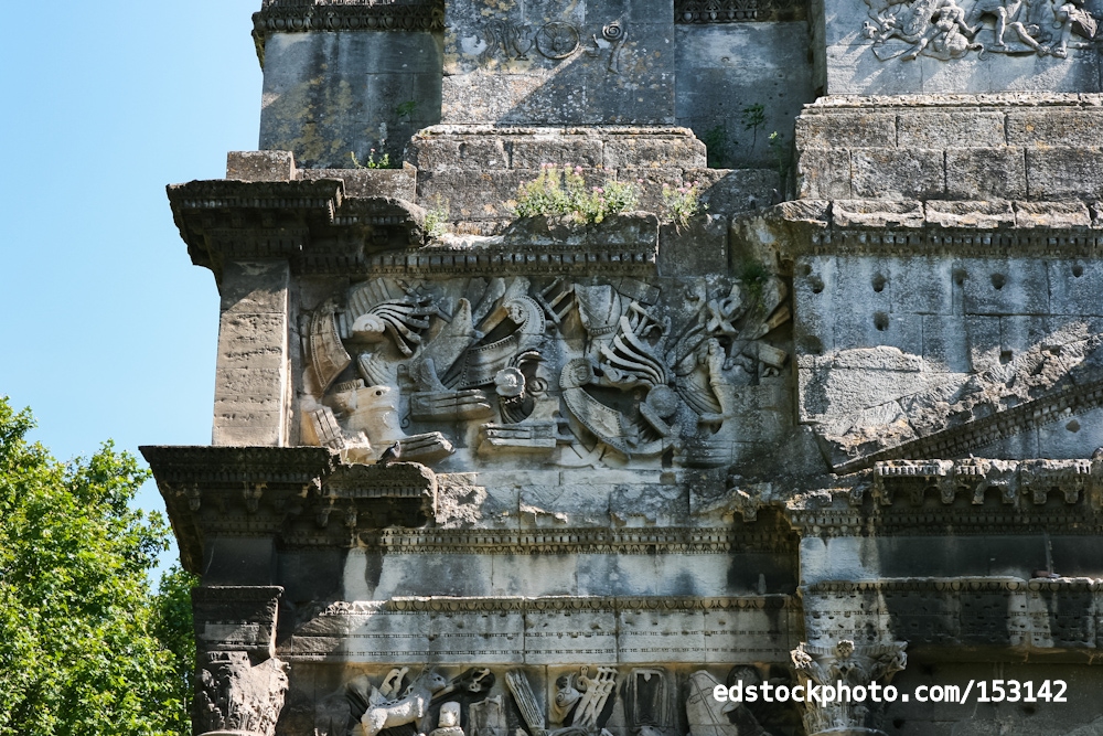 Detail, Roman Triumphal Arch (Orange, France)