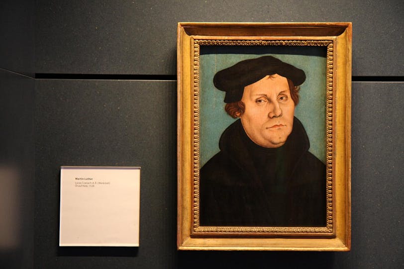 portrait of luther by cranach