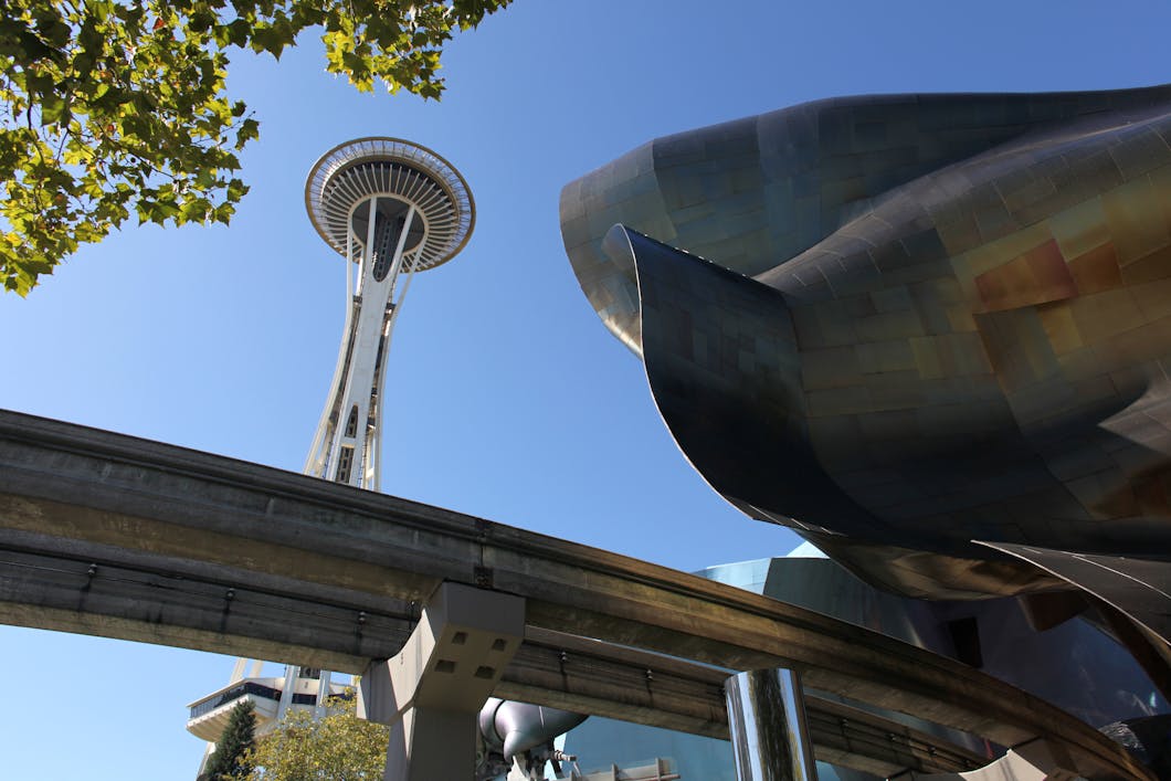 Space Needle with Monorail and EMP
