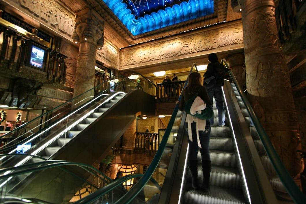 egyptian escalator @ harrod's