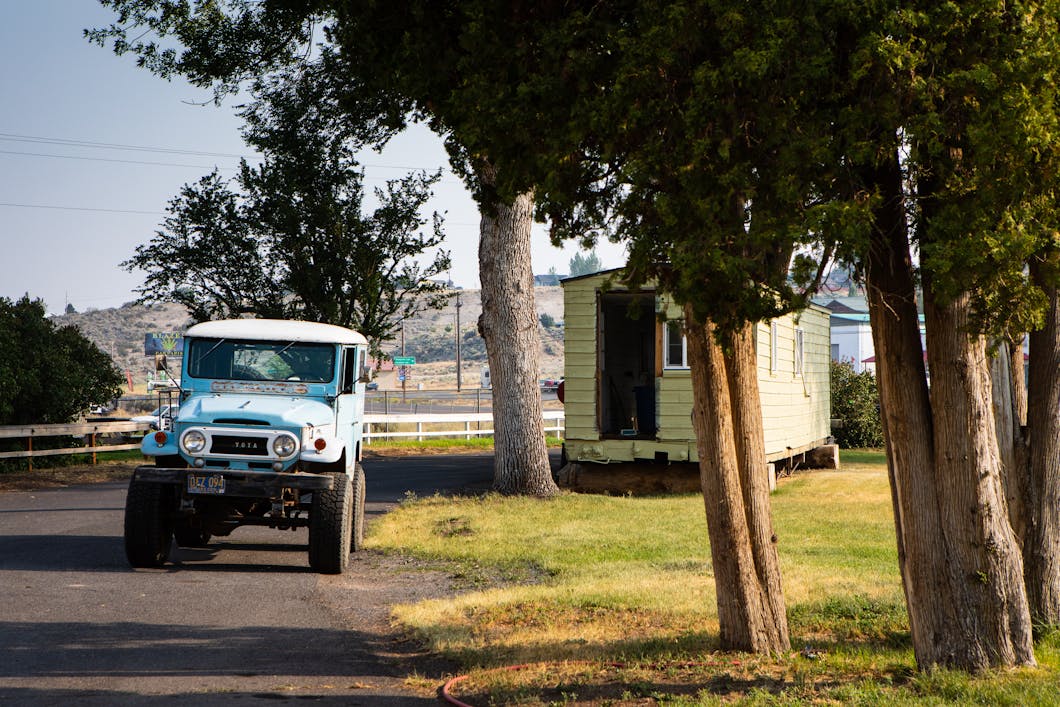Vintage Toyota Land Cruiser, Hines, Oregon