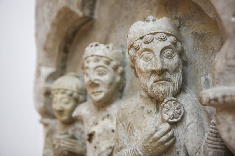 Three Magi - Gustorf Choir Screen, c.1150