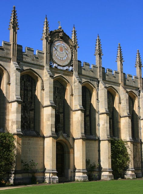 Sundial on All Souls College, Oxford