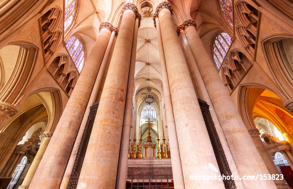 Inner Ambulatory and Altar, Le Mans Cathedral, France