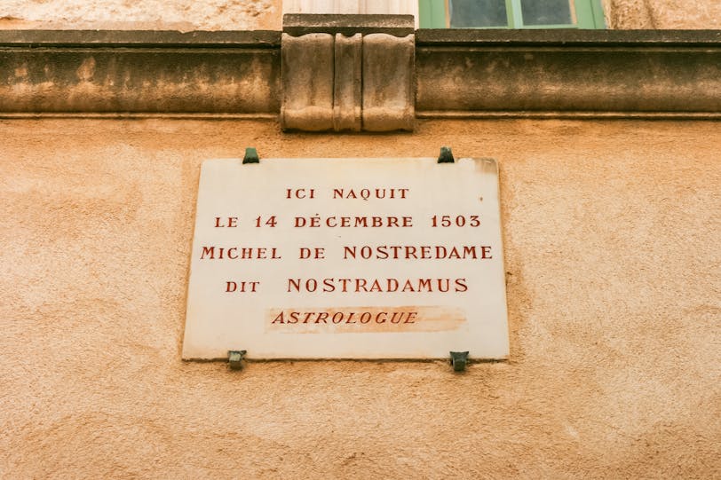 Nostradamus Birthplace Marker, St-Remy-de-Provence, France