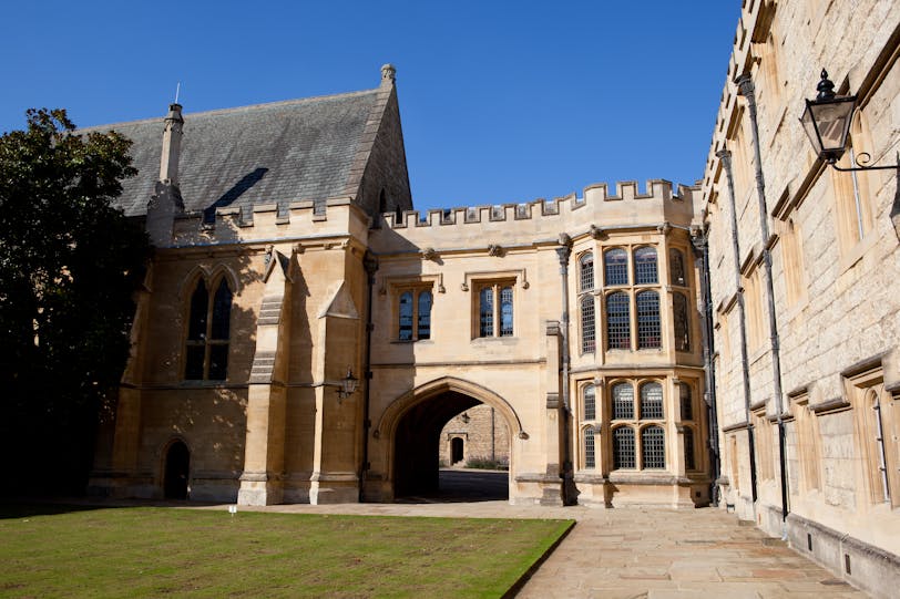 Fellows' Quad and Fitzjames Gateway