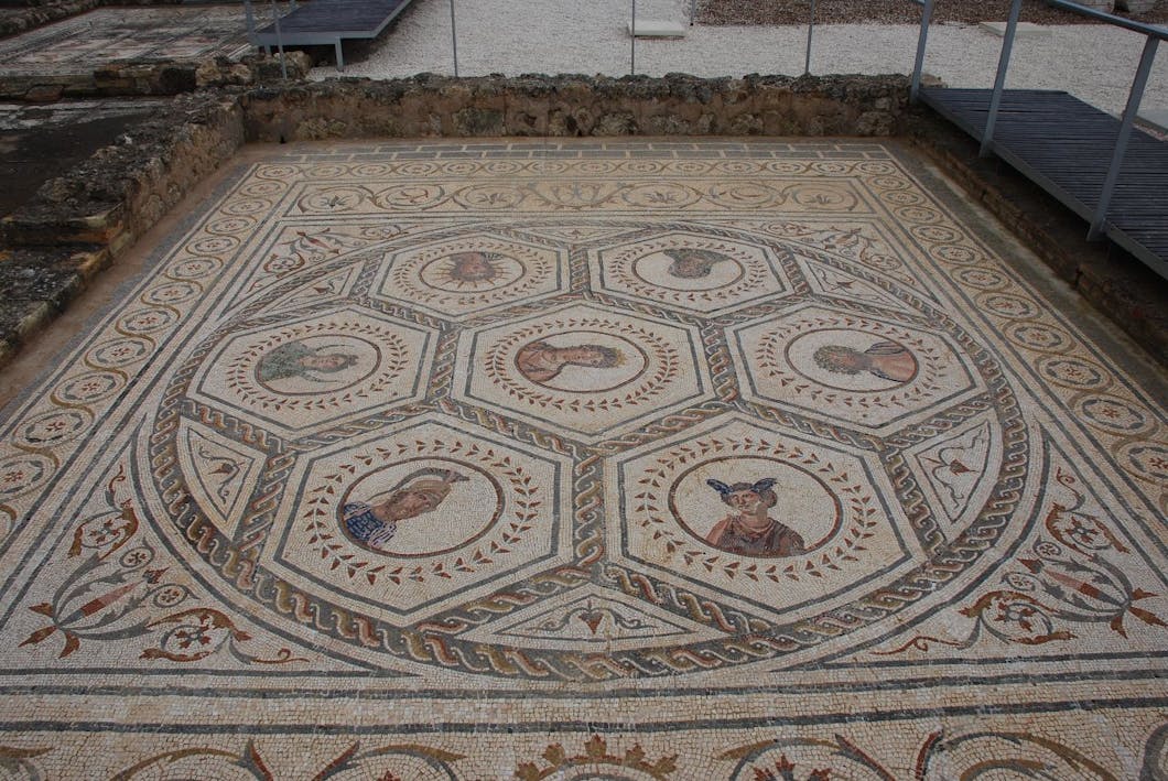 planets mosaic, italica