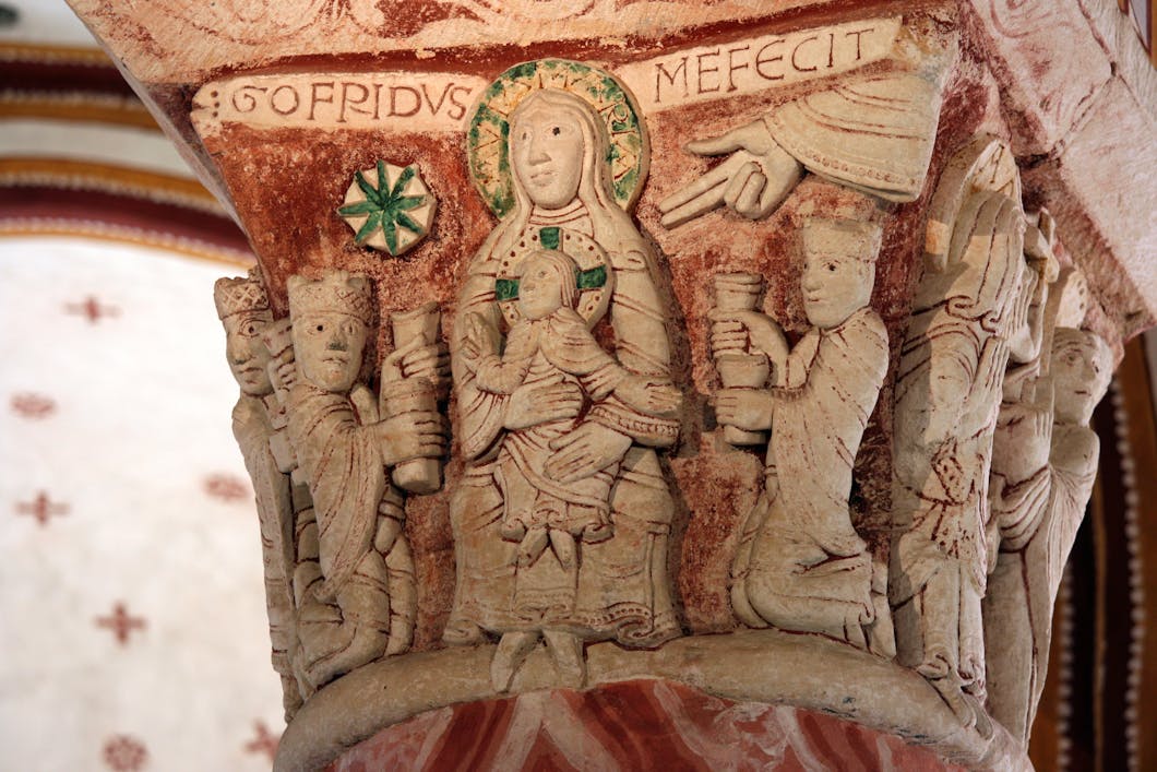 Capital: Adoration of the Magi