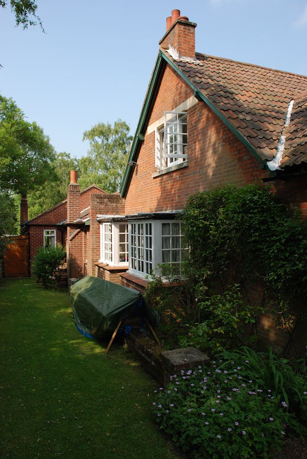 Side Yard with Canoe