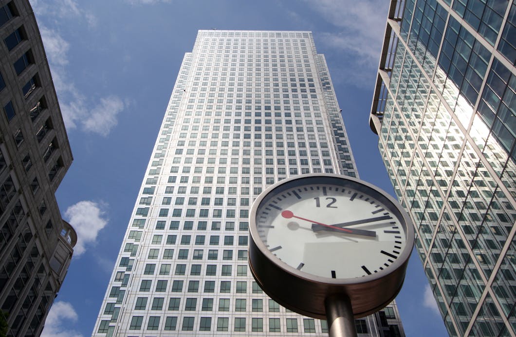 One Canada Square and Clock