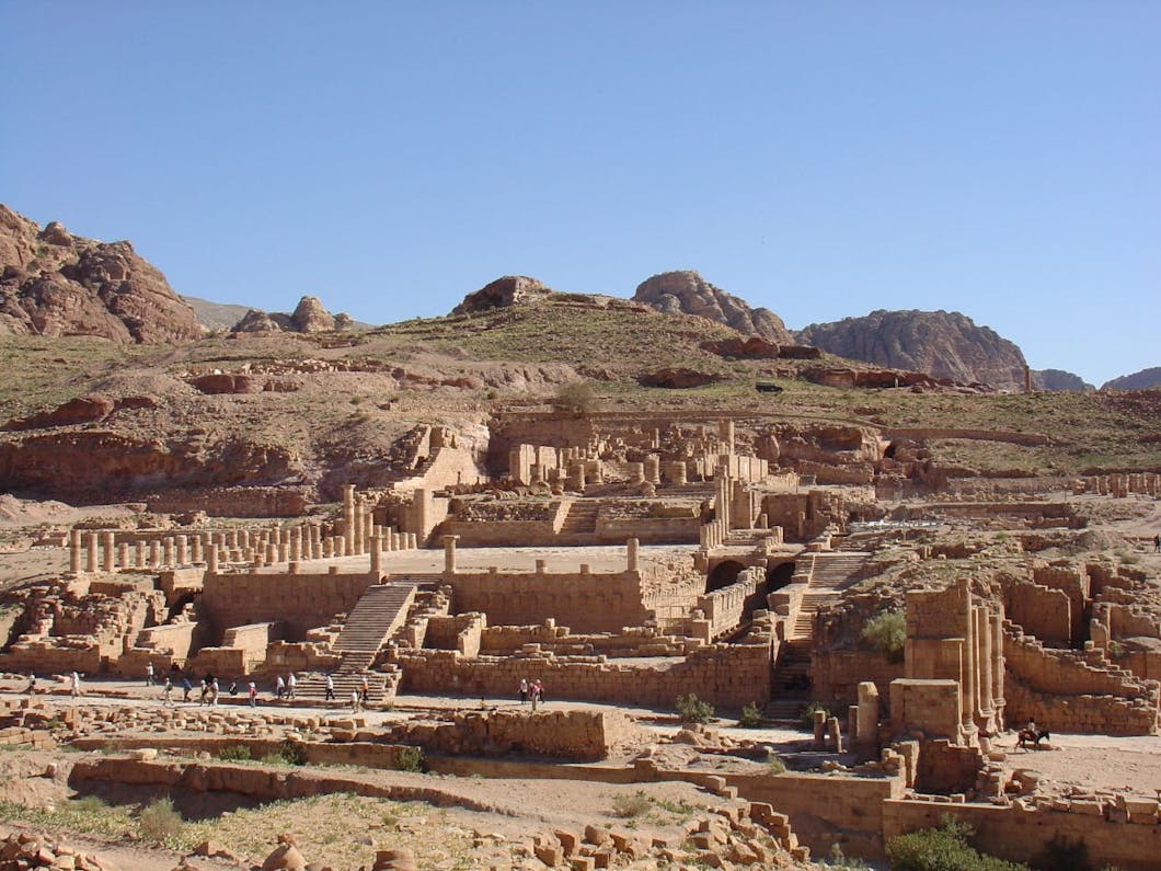 Overview of the Great Temple Petra