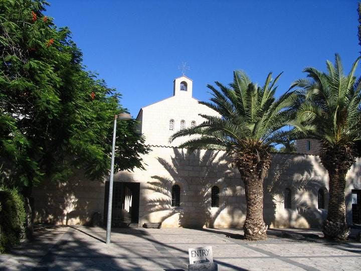 Exterior of Church of Loaves and Fishes