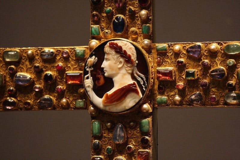 lothair cross, detail