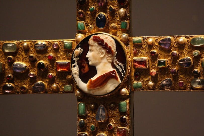 lothair cross, detail