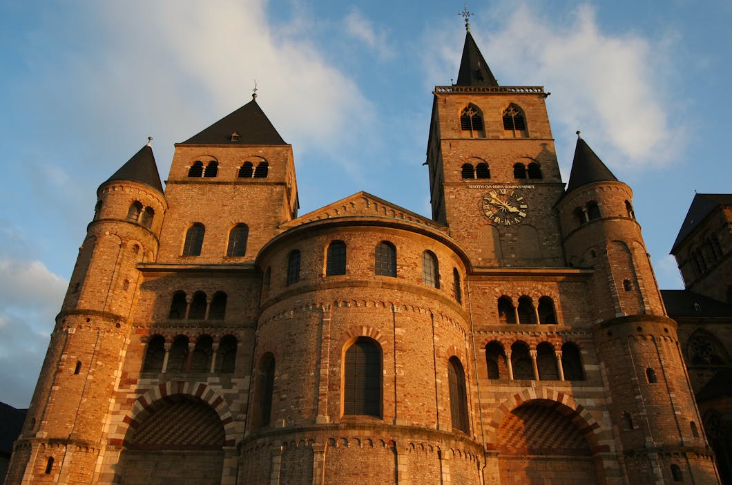 West Facade at Sunset