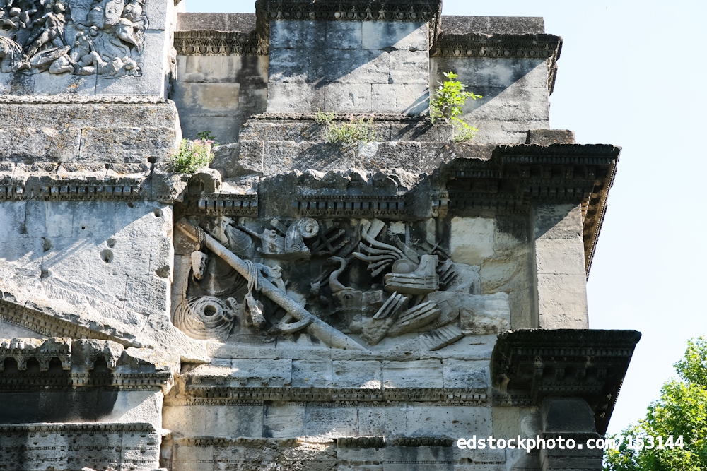 Detail, Roman Triumphal Arch (Orange, France)