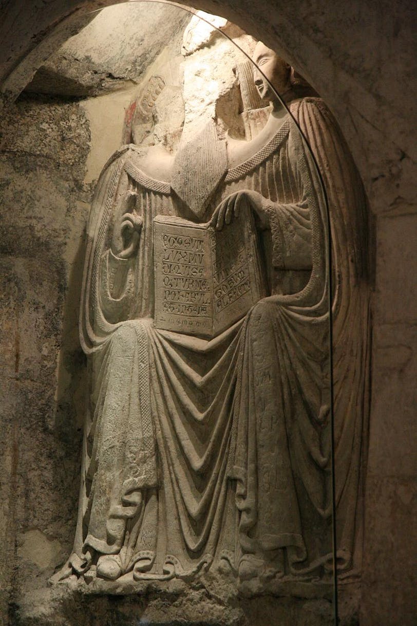 the trinity (as three-headed man)