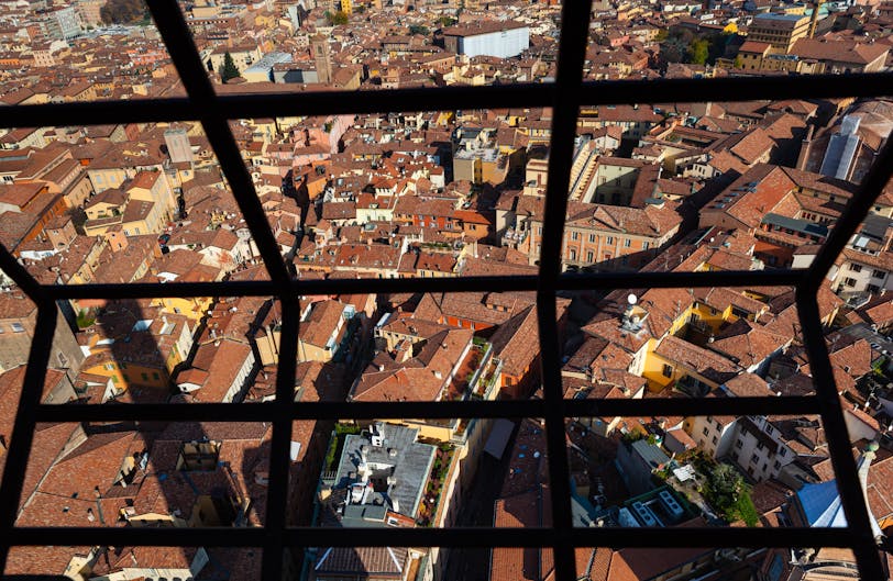 Asinelli Tower View, Bologna, Italy