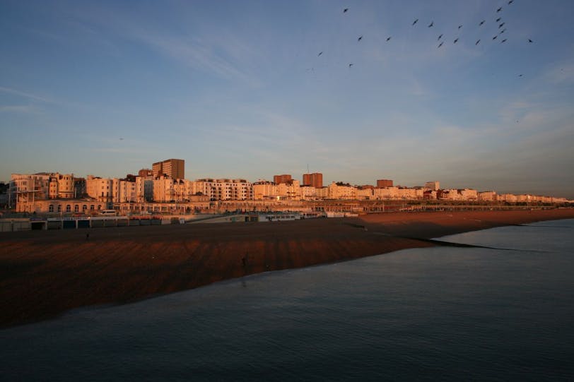 brighton at sunset