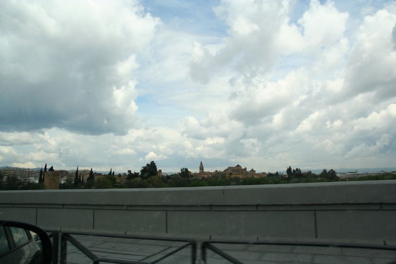 mezquita from the car
