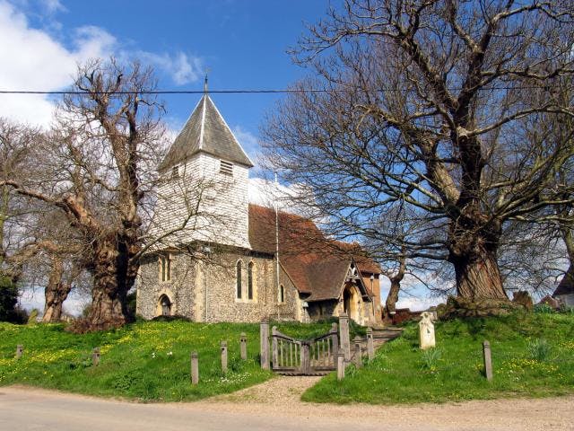 Church Next to Manor Farm: Stanford Dingley