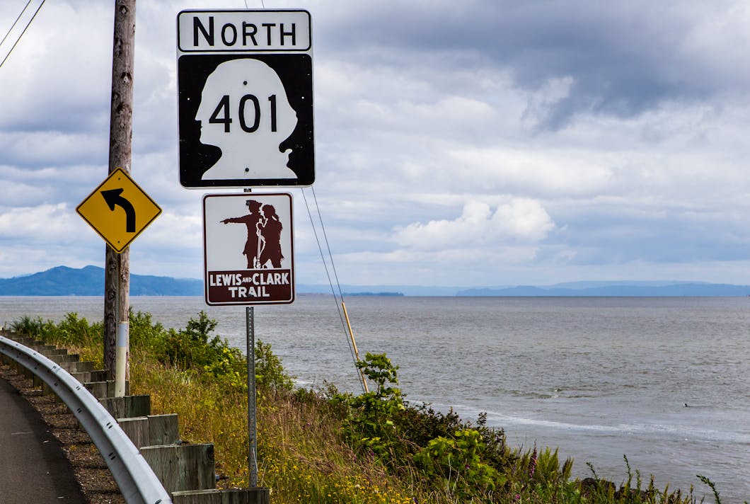 Lewis and Clark Trail on WA-401