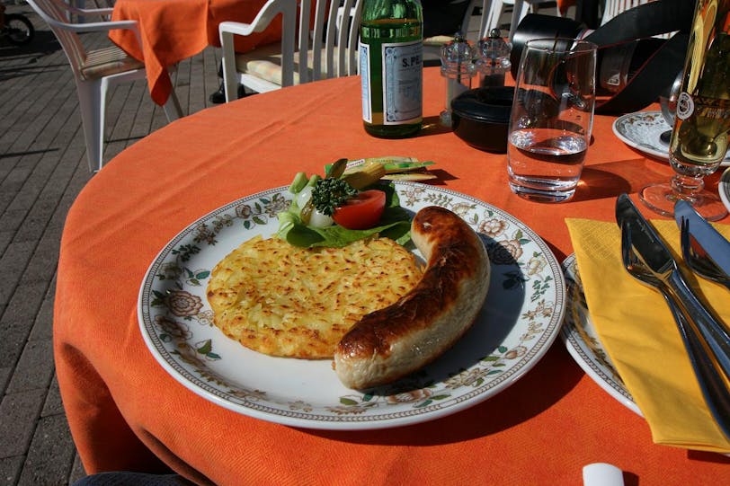 st galler wurst and rosti