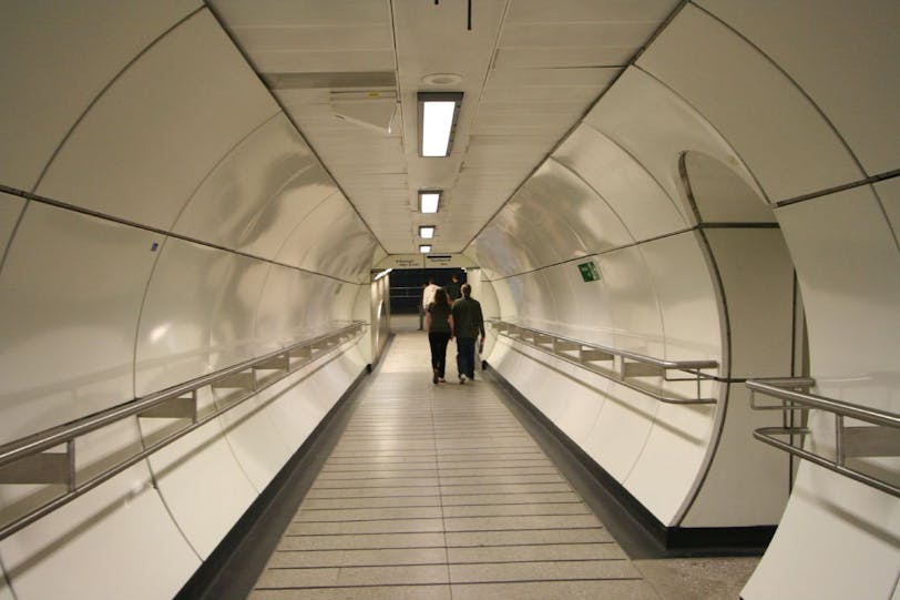 the tube