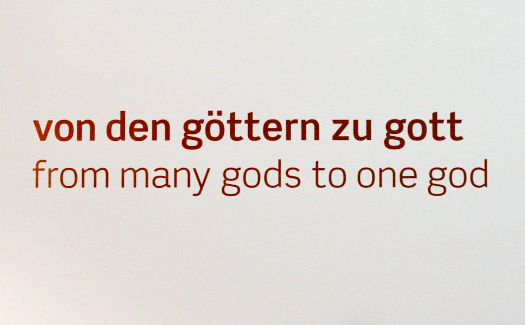 From Many Gods to One God, Rheinisches Landesmuseum, Bonn, Germany