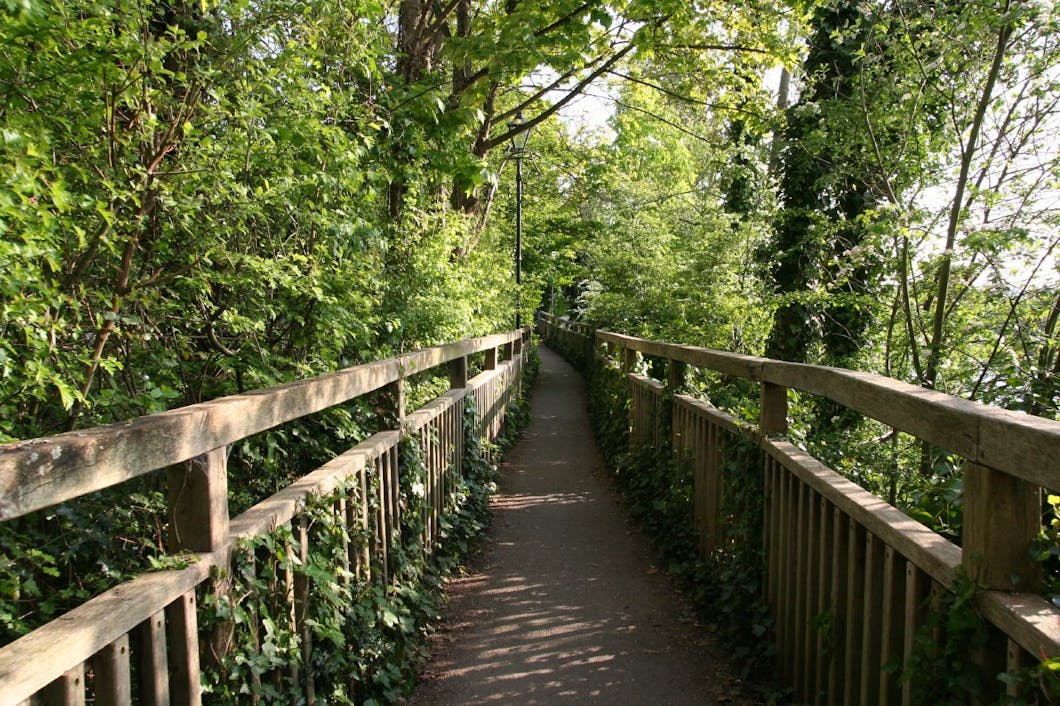 path to iffley church