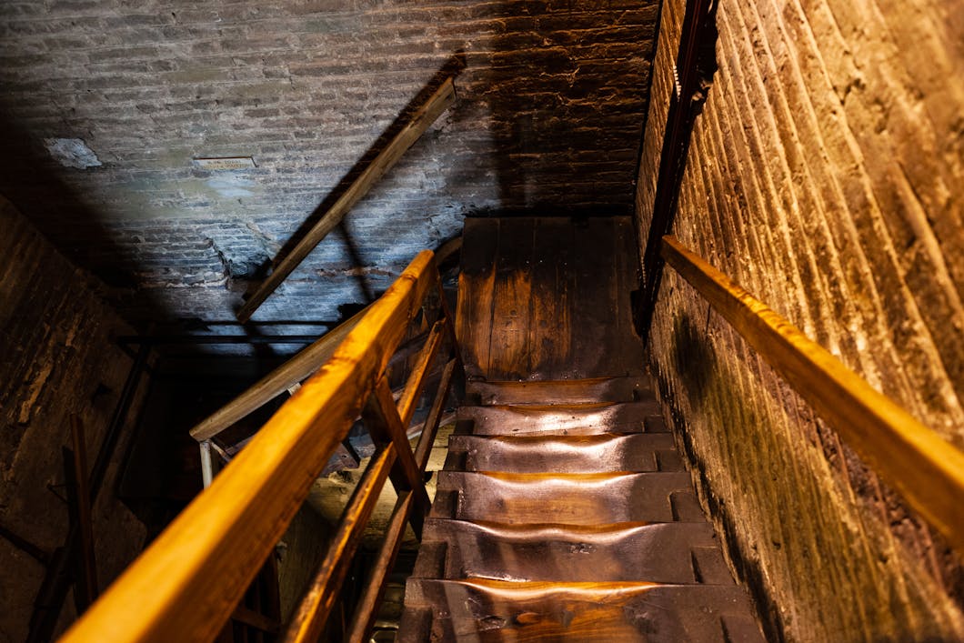 Asinelli Tower Stairs, Bologna, Italy