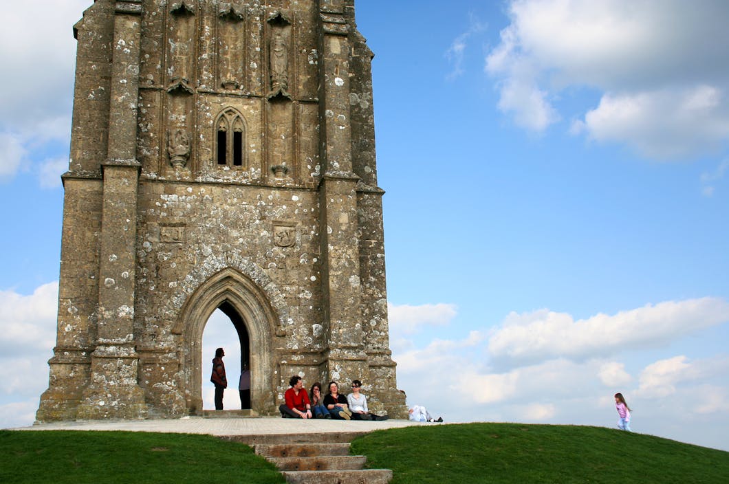 Visitors at St Michael's Tower