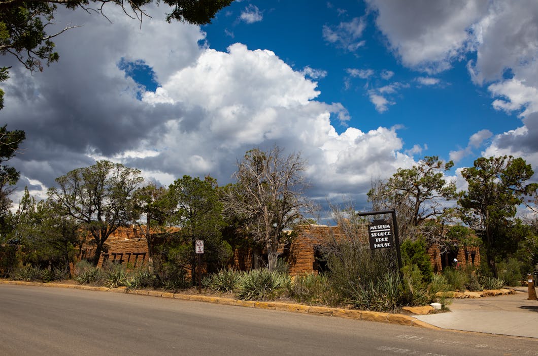Museum and Spruce Tree House Sign, Mesa Verde NP, Colorado