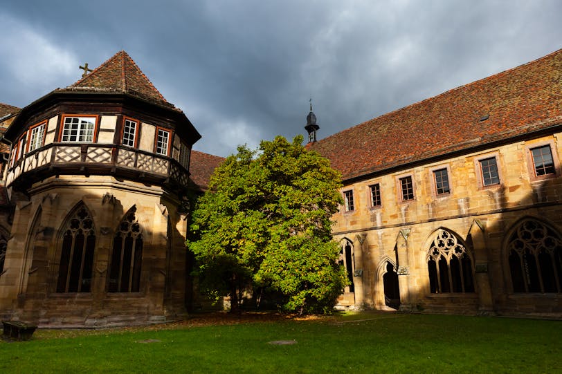 Cloister with Fountain House, Maulbronn Monastery, Germany