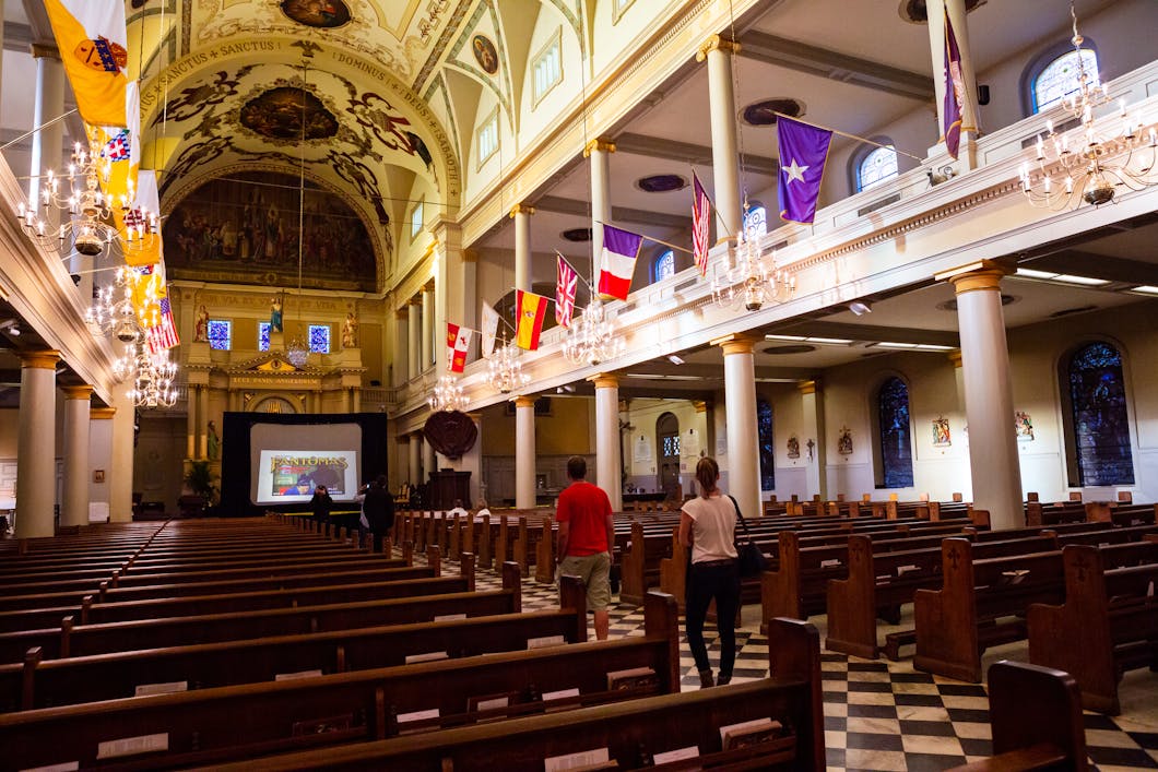 Interior, St. Louis Cathedral, New Orleans, Louisiana