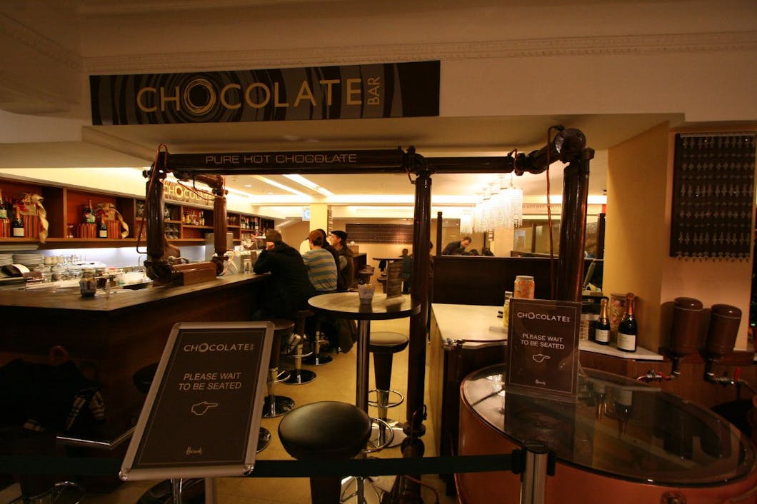 chocolate bar @ harrod's