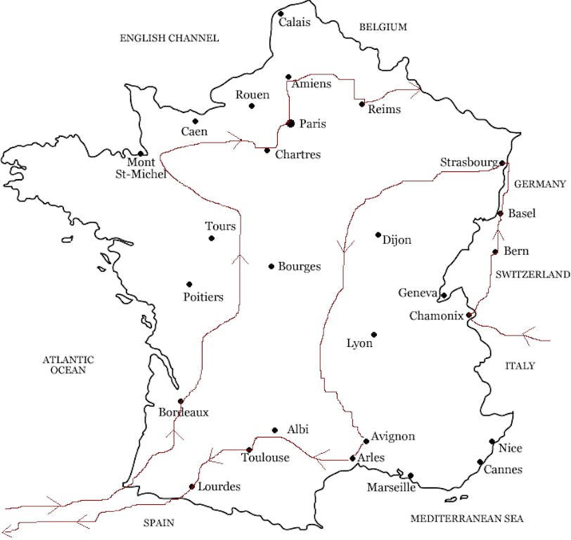 france itinerary