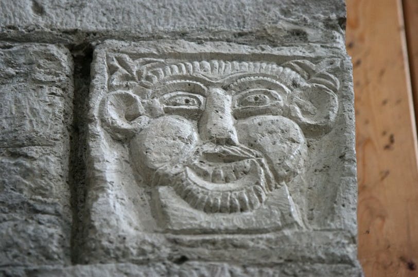 Chapel of St Michael: Romanesque Man