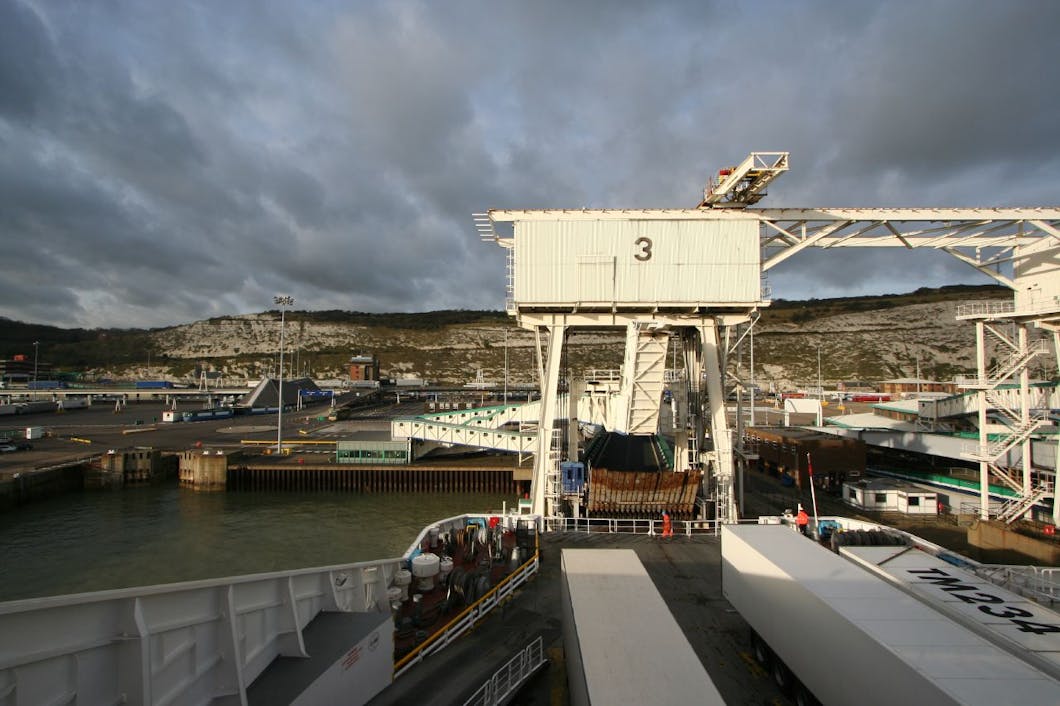 docked at dover port